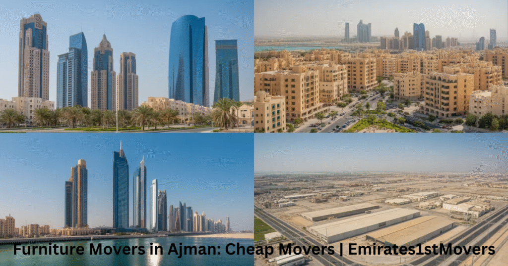 Furniture movers serving Ajman City Center Al Nuaimiya Al Jurf and Corniche