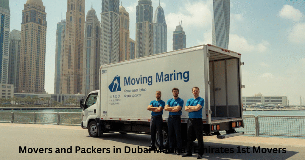 Best movers and packers in Dubai Marina with branded moving truck