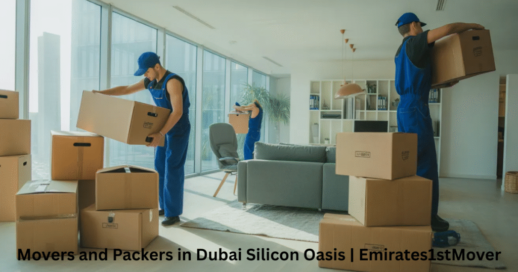 Professional movers in Dubai Silicon Oasis handling home and office relocation