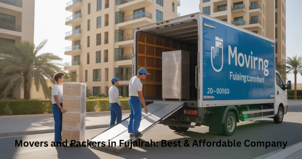 Movers and packers in Fujairah loading furniture into truck during home relocation