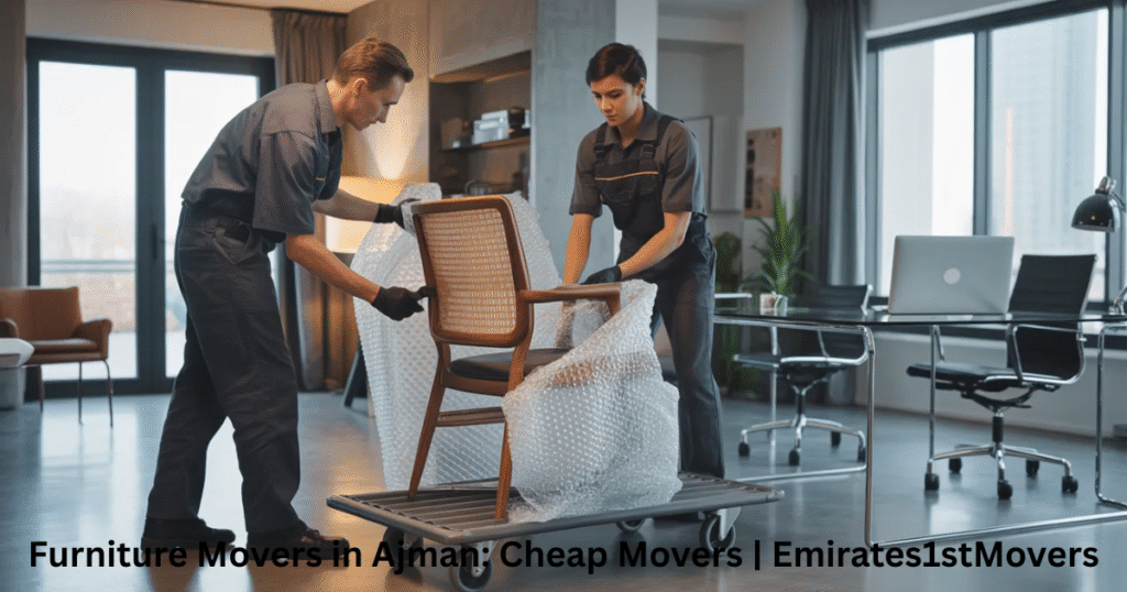 Furniture moving services in Ajman including packing and office relocation
