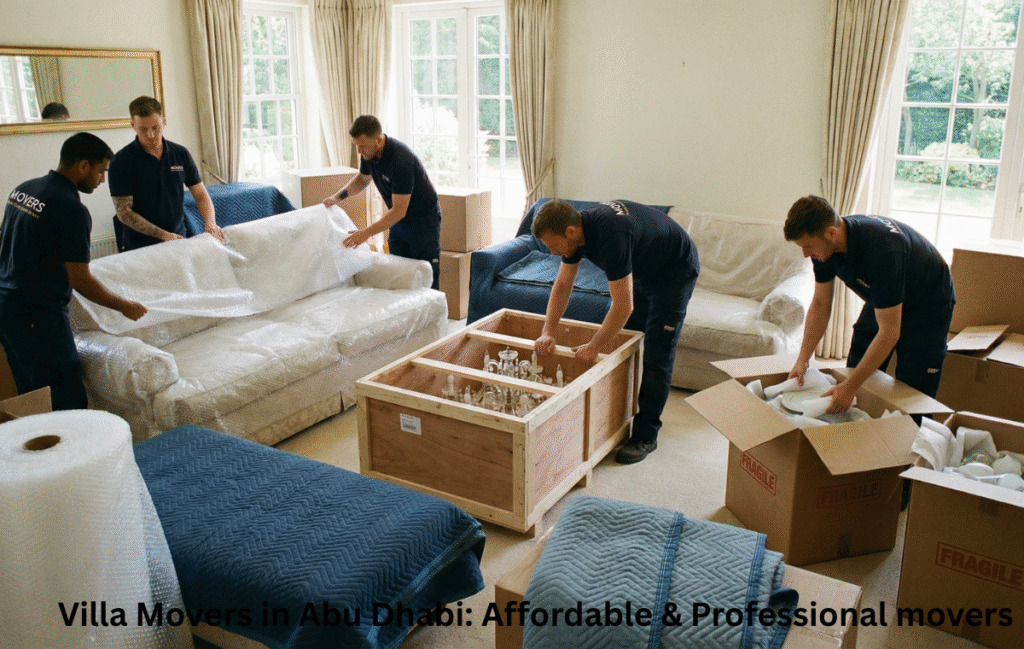 Comprehensive villa moving services in Abu Dhabi