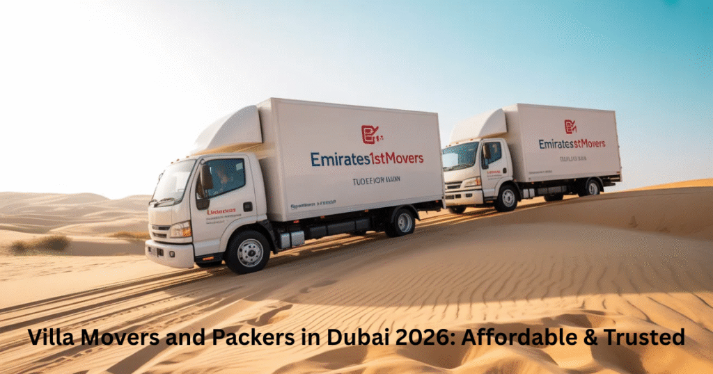 Villa movers and packers in Dubai by Emirates1stMovers handling luxury furniture safely