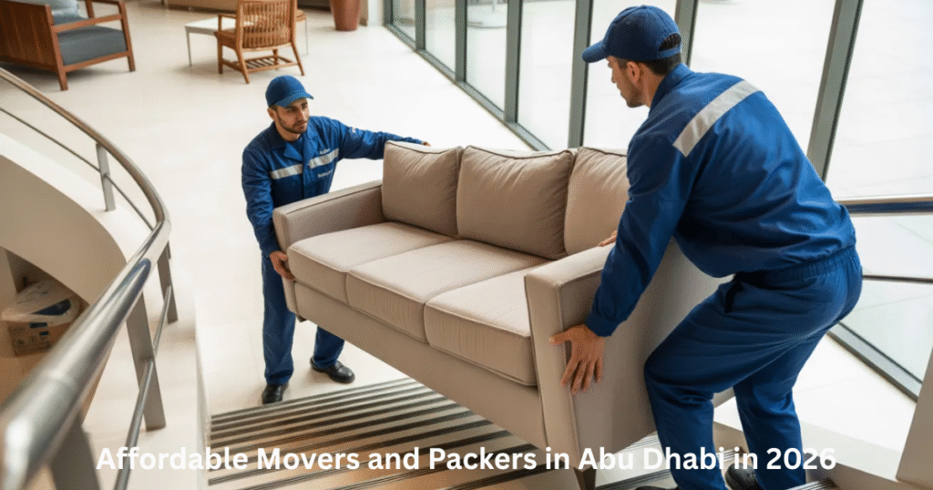 best movers in Abu Dhabi carrying furniture safely