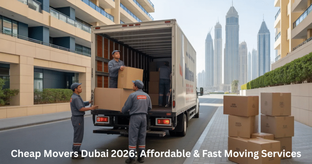 cheap movers dubai loading furniture into moving truck for house relocation