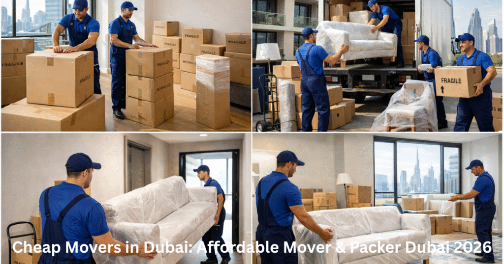 Step by step moving process by cheap movers in Dubai