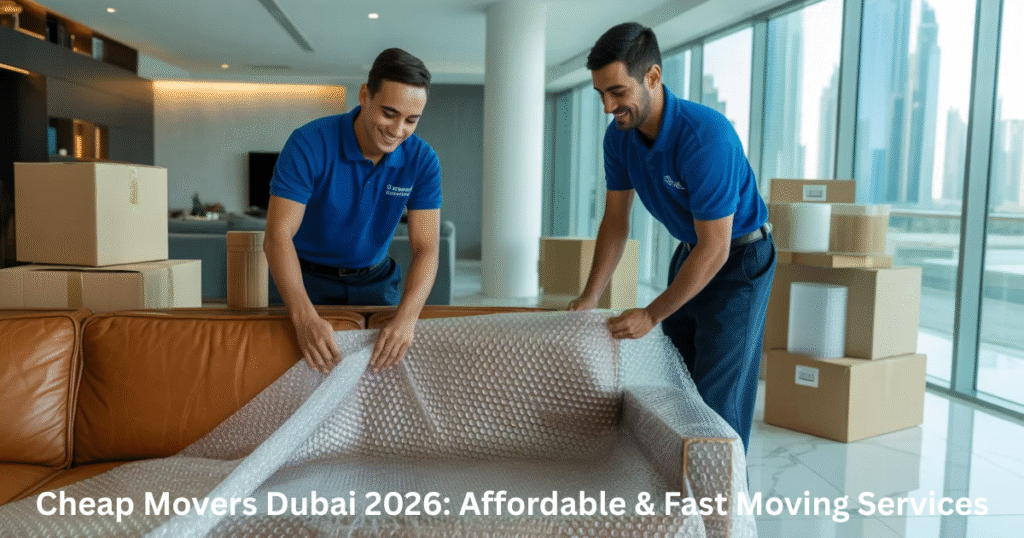 professional cheap movers in dubai packing furniture safely